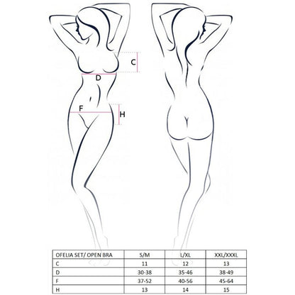 PASSION - WOMAN OFELIA SET TALLA L/XL