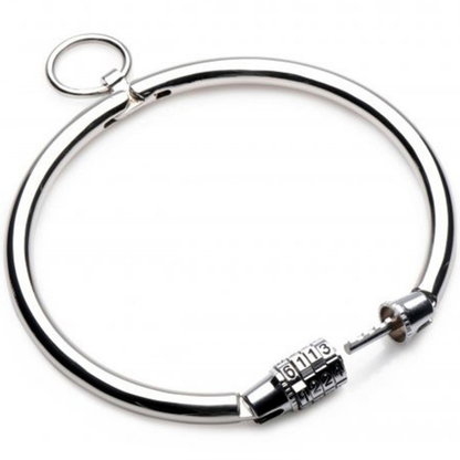 METAL HARD - METAL COLLAR WITH COMBINATION CLASP 13.5 CM