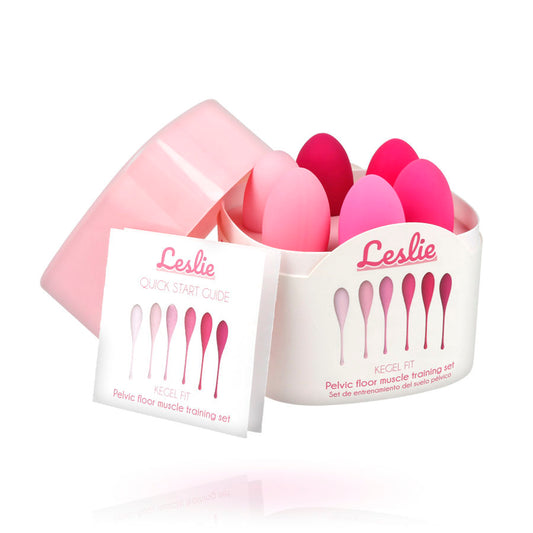 LESLIE - KEGEL FIT ENTREGADOR SUELO PELVICO 6 PESOS
