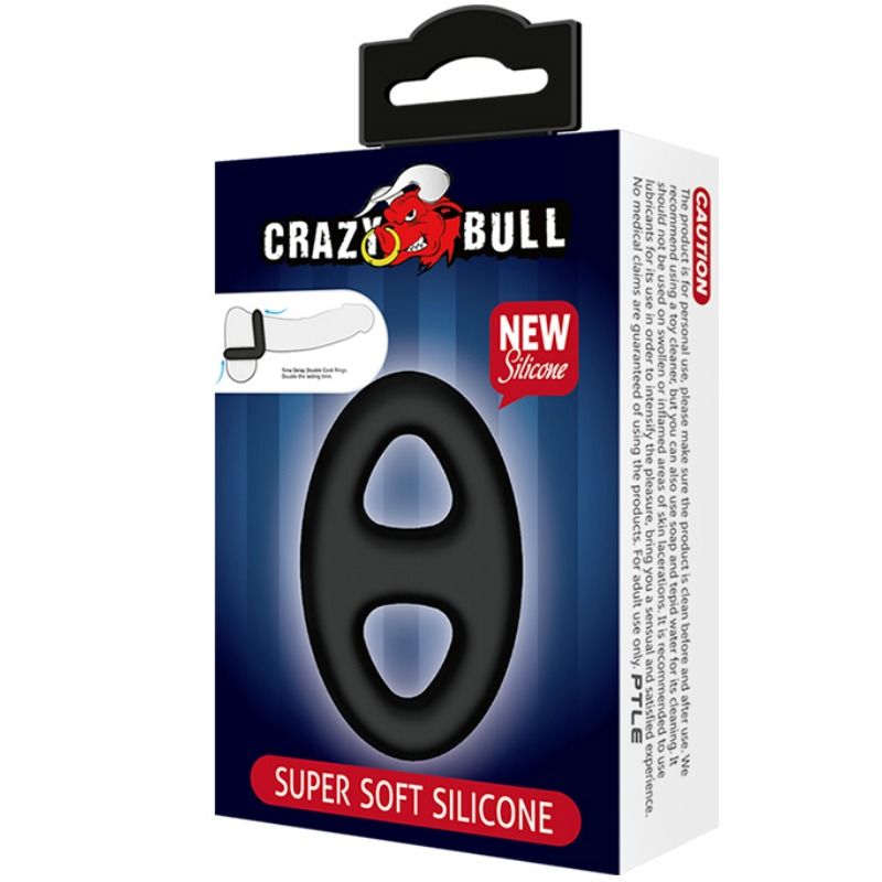 CRAZY BULL - SUPERMJUK DUBBEL SILIKONRING