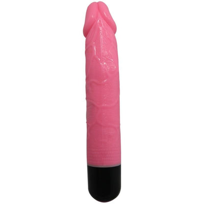 DANCE - COLORFUL SEX REALISTIC VIBRATOR PINK 23 CM