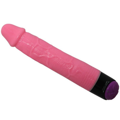 DANCE - COLORFUL SEX REALISTIC VIBRATOR PINK 23 CM