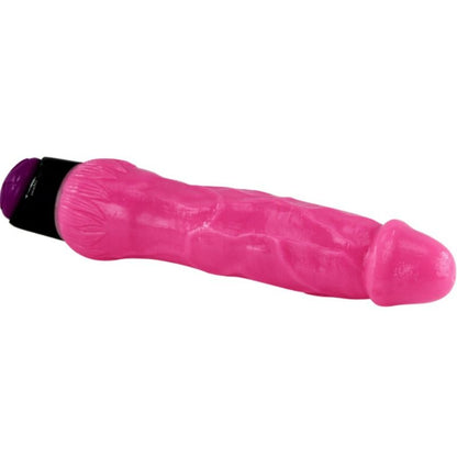 DANCE - COLORFUL SEX REALISTIC VIBRATOR PINK 24 CM