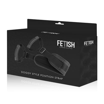 FETISH SUBMISSIVE - ARNÉS PARA HACERLO ESTILO PERRITO CON FORRO DE NEOPRENO