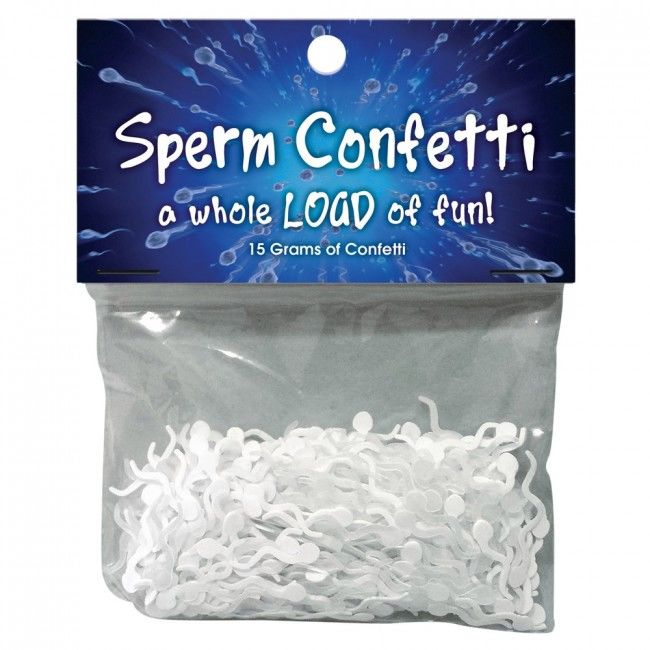 KHEPER GAMES - CONFETI EM FORMA DE ESPERMA