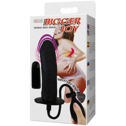 DANCE - BIGGER JOY INFLATABLE PENIS WITH VIBRATION 16 CM