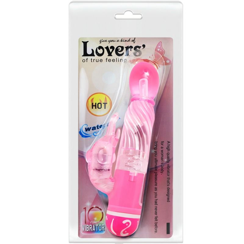 DANCE - MULTI-SPEED VIBRATOR WITH PINK STIMULATOR