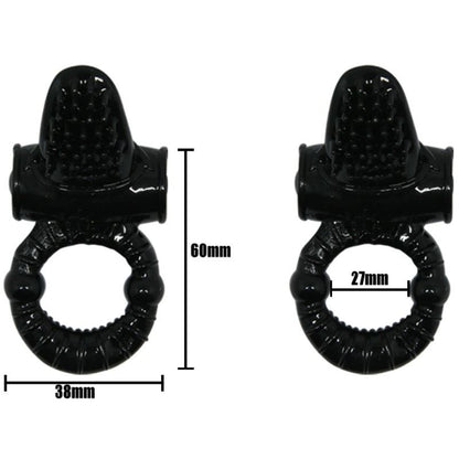 Dansa - Anell vibrador d&#39;anells dolços amb conill amb textura