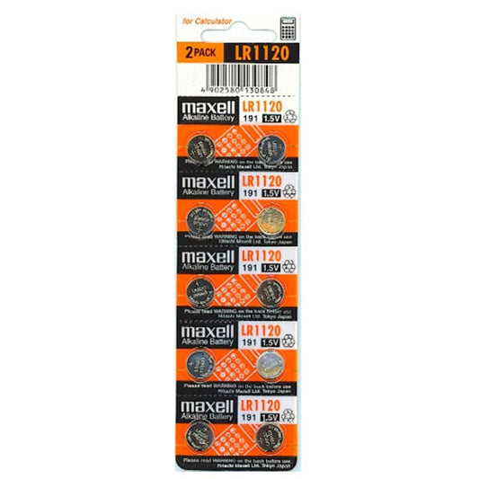 MAXELL - ALKALINE BATTERY LR1120 1,5V BLISTER*10