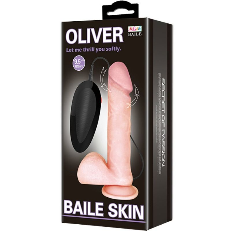 DANCE - REALISTIC OLIVER VIBRATOR WITH ROTATION FUNCTION