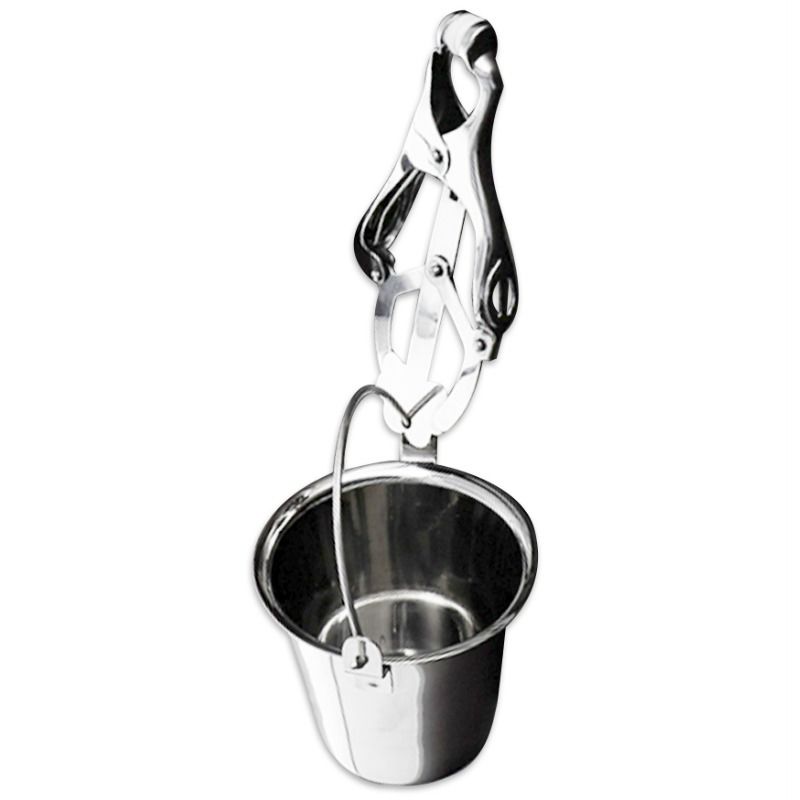 METAL HARD - NIPPLE CLAMP WITH RESERVOIR