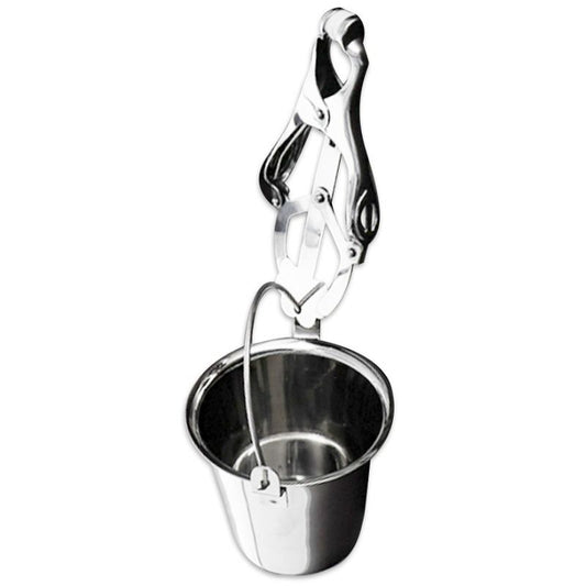 METAL HARD - NIPPLE CLAMP WITH RESERVOIR