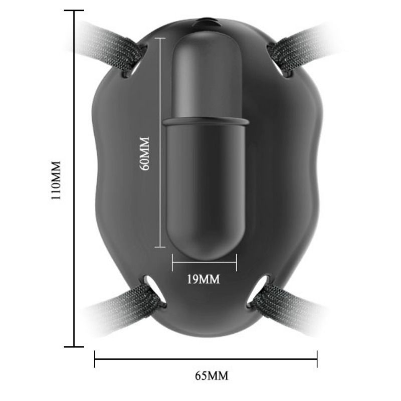 PRETTY LOVE - CARTER STRAP-ON WITH VIBRATING BULLET