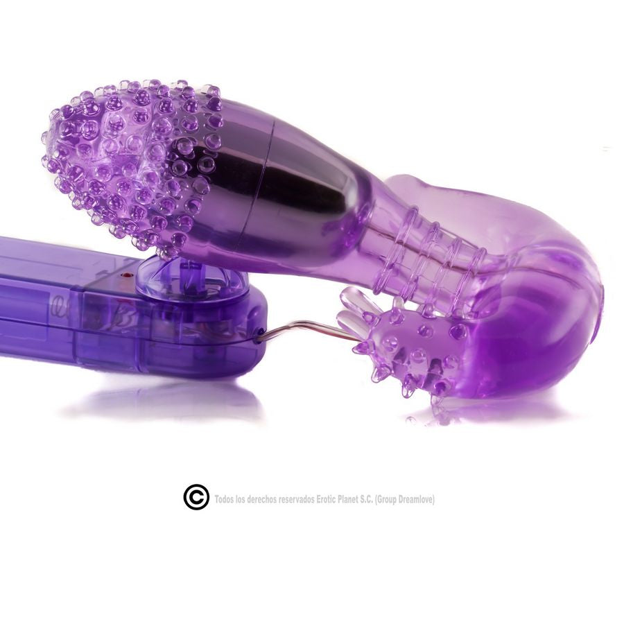 BAILE - ESTIMULADOR LILA VAGINAL Y ANAL CON VIBRACIÓN