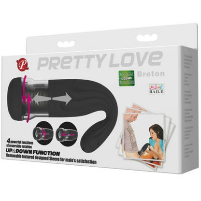 PRETTY LOVE - MASTURBADOR RECARREGABLE MULTIFUNCIÓ BRETON