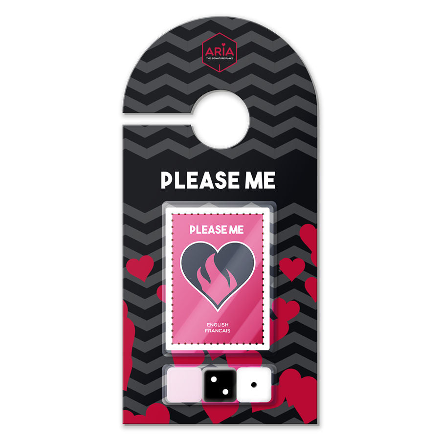 ARIA - PLEASE ME PLAY CARDS + 3 DICE