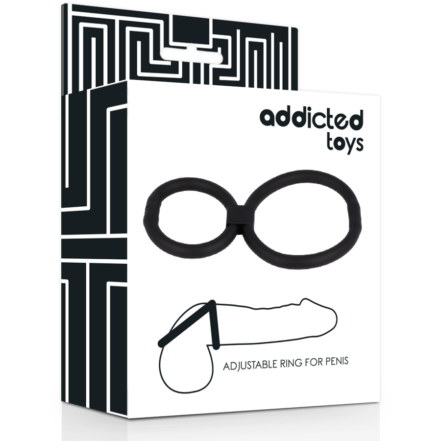 ADDICTED TOYS - РЕГУЛЬОВАНІ КІЛЬЦЯ ПЕНІСА