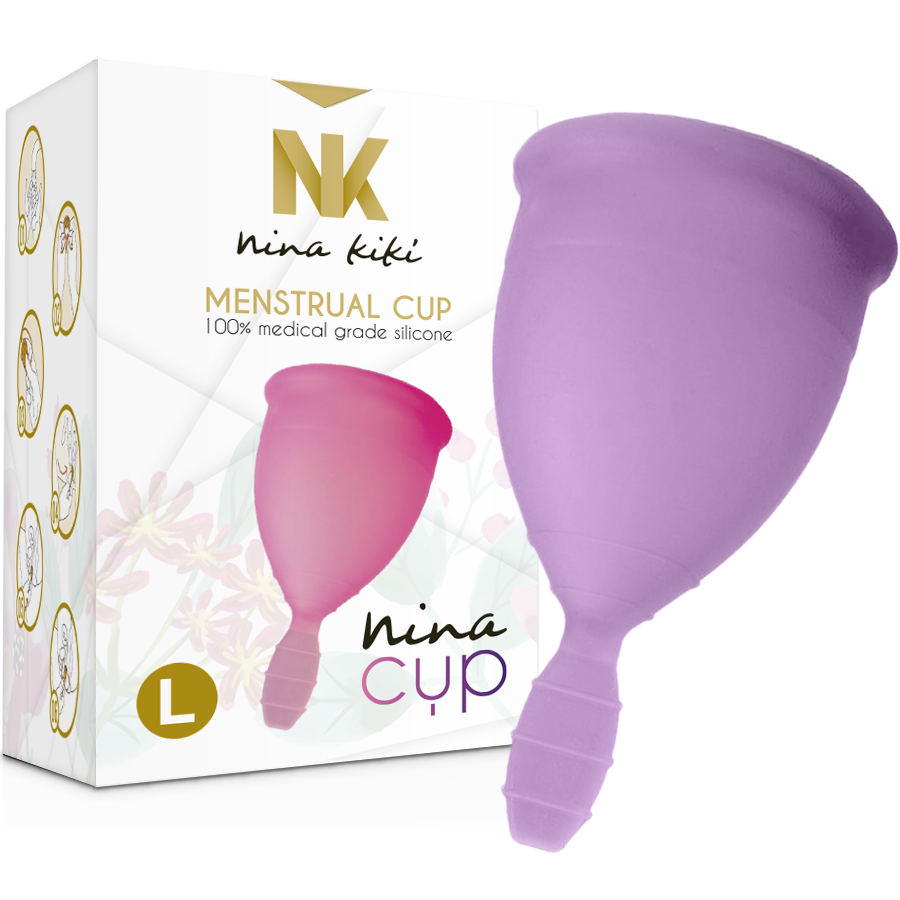 NINA KIKÍ - COPO MENSTRUAL LILA - TAMANHO L