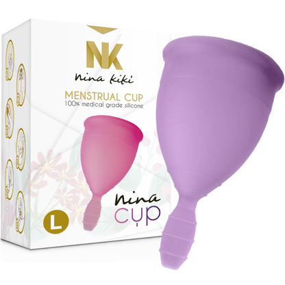 NINA KIKÍ - COPO MENSTRUAL LILA - TAMANHO L