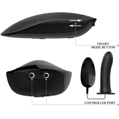 PRETTY LOVE - MYRON STRAP-ON WITH VIBRATION AND HOLLOW DILDO