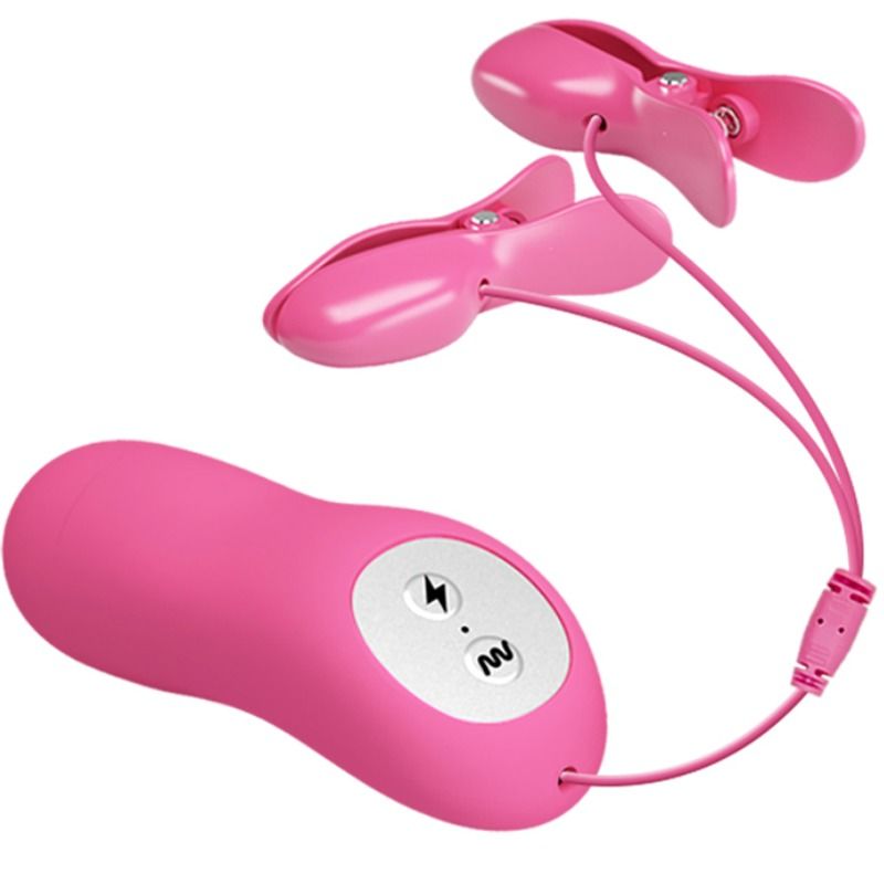 BAILE - ROMANTIC WAVE PIZZAS COM VIBRAÇÃO E ELECTROSHOCK FUCHSIA