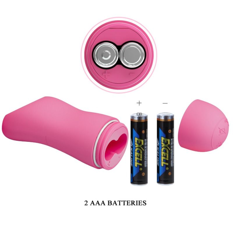 BAILE - ROMANTIC WAVE PIZAS CON VIBRACIÓN Y ELECTROSHOCK FUCSIA