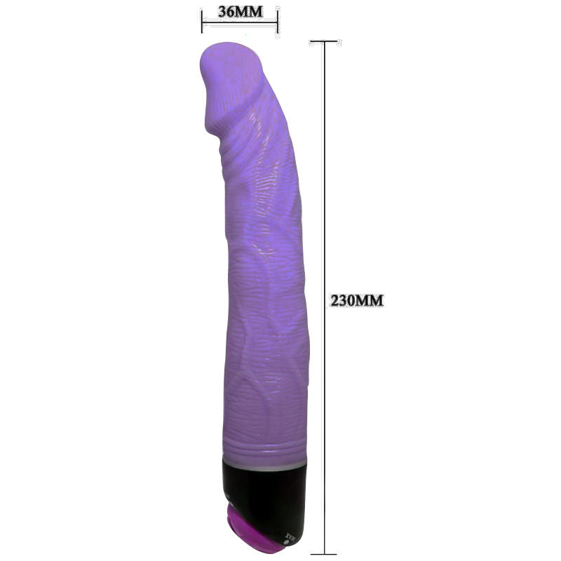 BAILE - ADOUR CLUB VIBRADOR REALÍSTICO 23 CM LILA