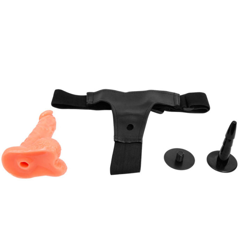 DANCE - HARNESS WITH REALISTIC PENIS AND ADJUSTABLE PANTY ULTRA PASSIONATE 15.5 CM