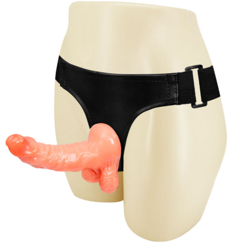 BAILE - ARNÉS CON PENE REALÍSTICO Y BRAGUITA AJUSTABLE ULTRA PASSIONATE 15.5 CM