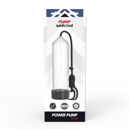Pomp Addicted - Transparante Rx5 erectiepomp