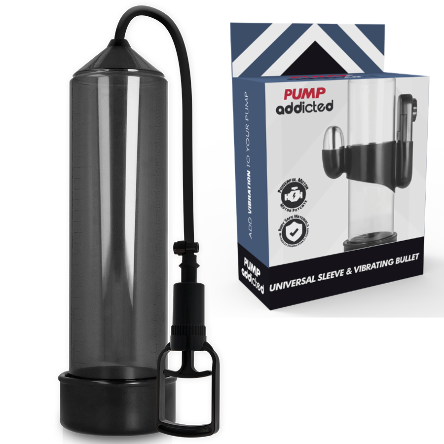 PUMP ADDICTED - RX7 BLACK ERECTION PUMP WITH VIBRATOR
