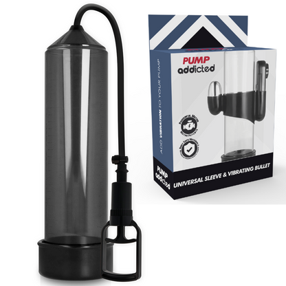 PUMP ADDICTED - RX7 BLACK ERECTION PUMP WITH VIBRATOR