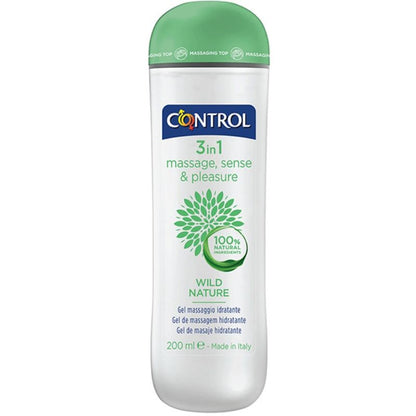 CONTROL - GEL DE MASSAGEM WILD NATURE 3 EM 1 200 ML