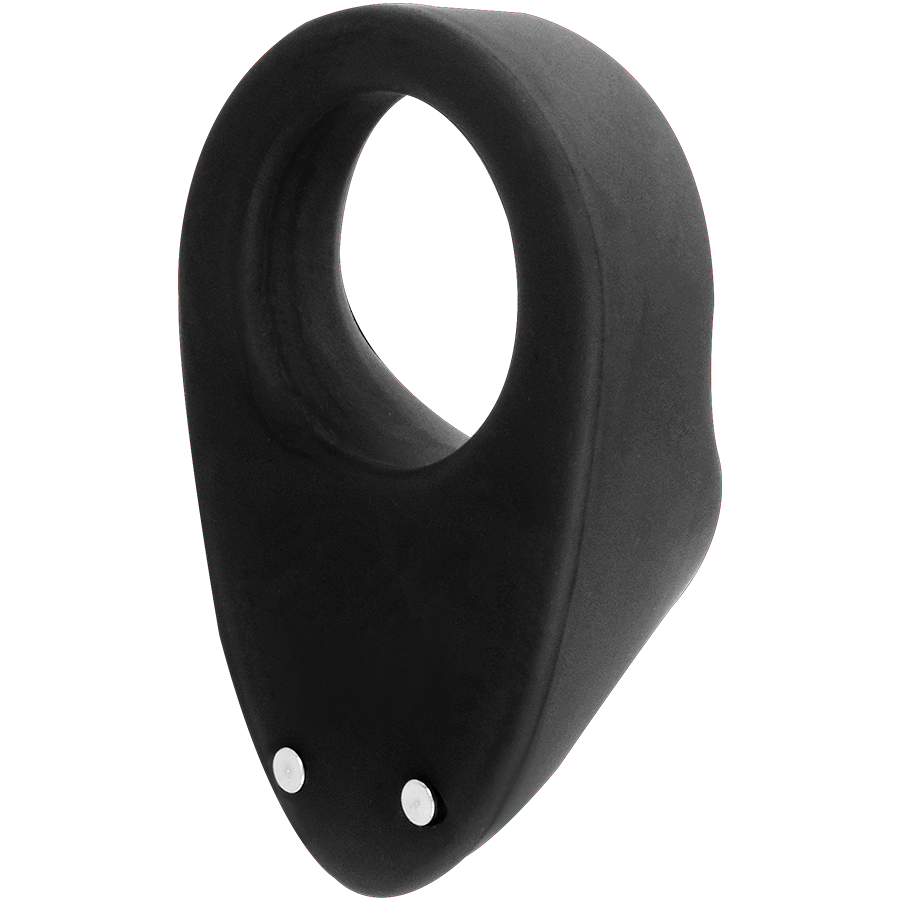 Anell vibrador i recarregable negre
