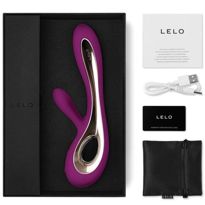 LELO - SORAYA 2 VIBRADOR COELHO ROXO