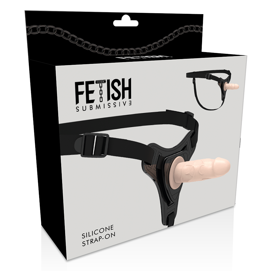 ARNÊS DE SUBMISSO FETICHE - SILICONE CARNE REALISTA 12.5 CM