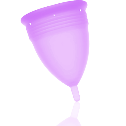 STERCUP - FDA SILICONE MENSTRUAL CUP, PURPLE - SIZE L
