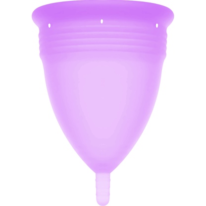 STERCUP - FDA SILICONE MENSTRUAL CUP, PURPLE - SIZE L