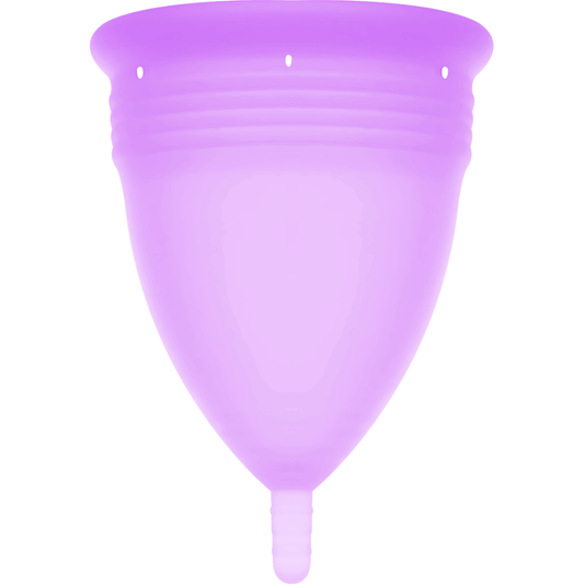 STERCUP - FDA SILICONE MENSTRUAL CUP, PURPLE - SIZE L