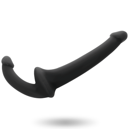 ADDICTED TOYS - DILDO CON ARNÉS SIN SUJECIÓN NEGRO