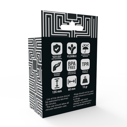 ADDICTED TOYS - SET ANILLOS PENE Y TESTÍCULOS - AHUMADO