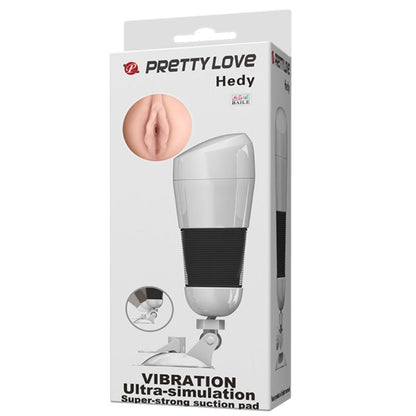 PETTY LOVE - HEDY VAGINA MASTURBATOR MED VIBRATION