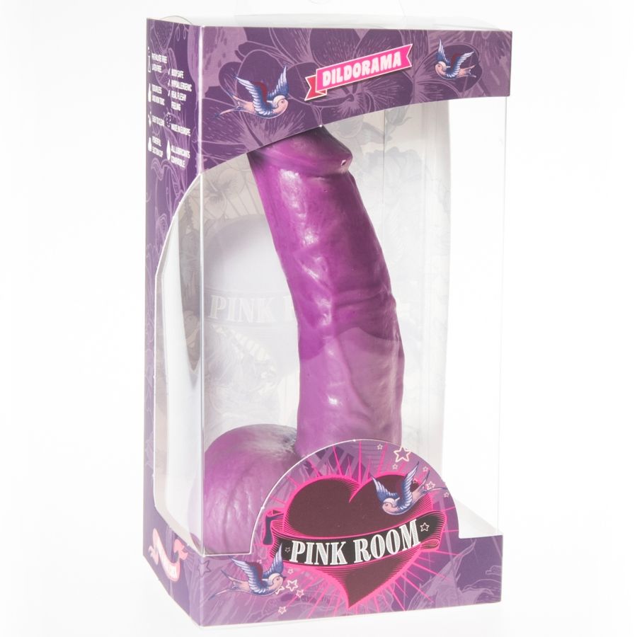 PINK ROOM - CONNOR REALISTIC LILAC DILDO 16 CM
