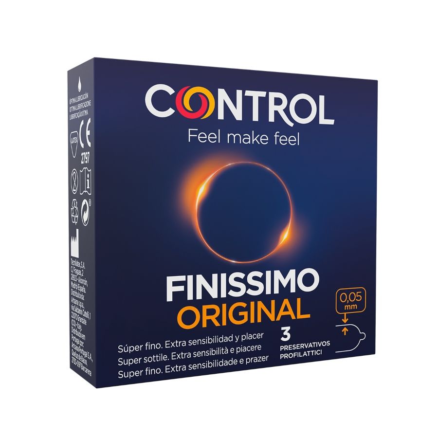 CONTROL - FINISSIMO PRESERVATIUS 3 UNITATS