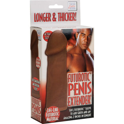 CALEXOTICS - FUTUROTIC BROWN PENIS EXTENSION SLEEVE