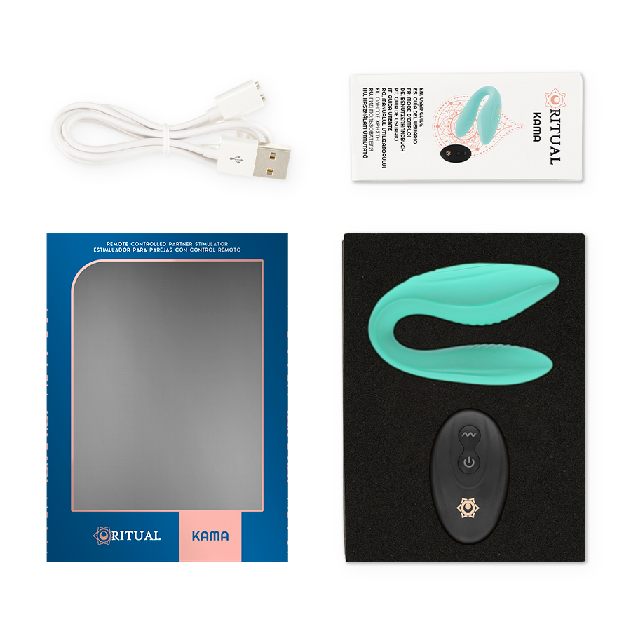 RITHUAL KAMA CONTROL REMOTO PARA PAREJAS AZABACHE