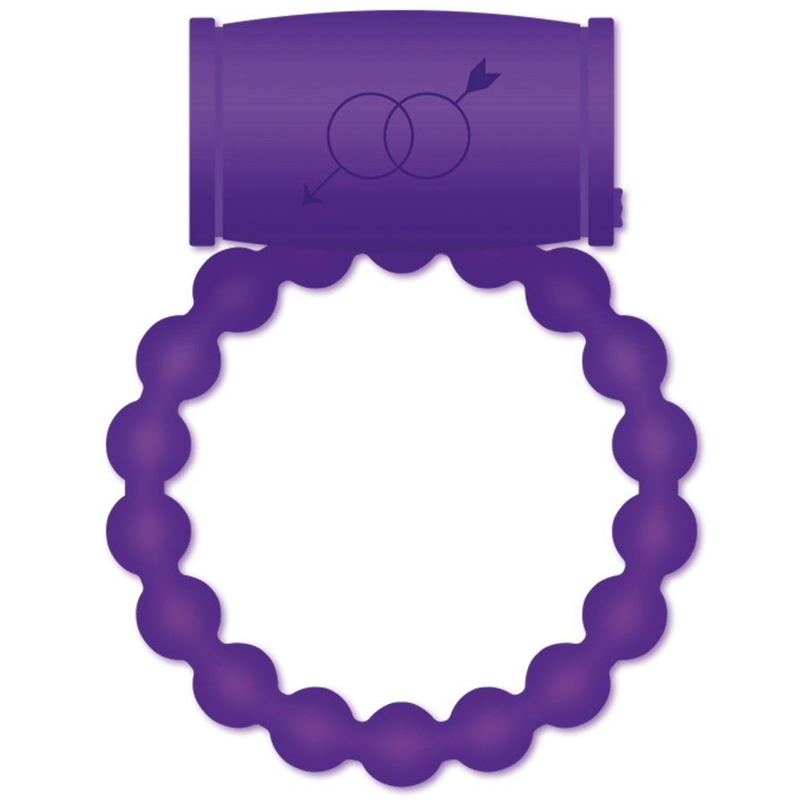 Amor casual - 25 anell vibrador Violeta