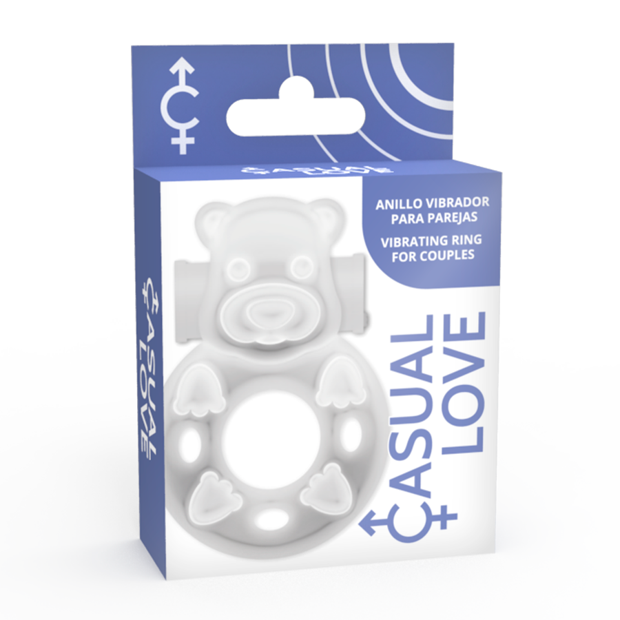 CASUAL LOVE - 26 TRANSPARENT BUNNY VIBRATOR RING