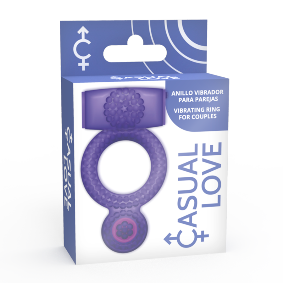 CASUAL LOVE - RING DOUBLE PLEASURE ANELL LILA