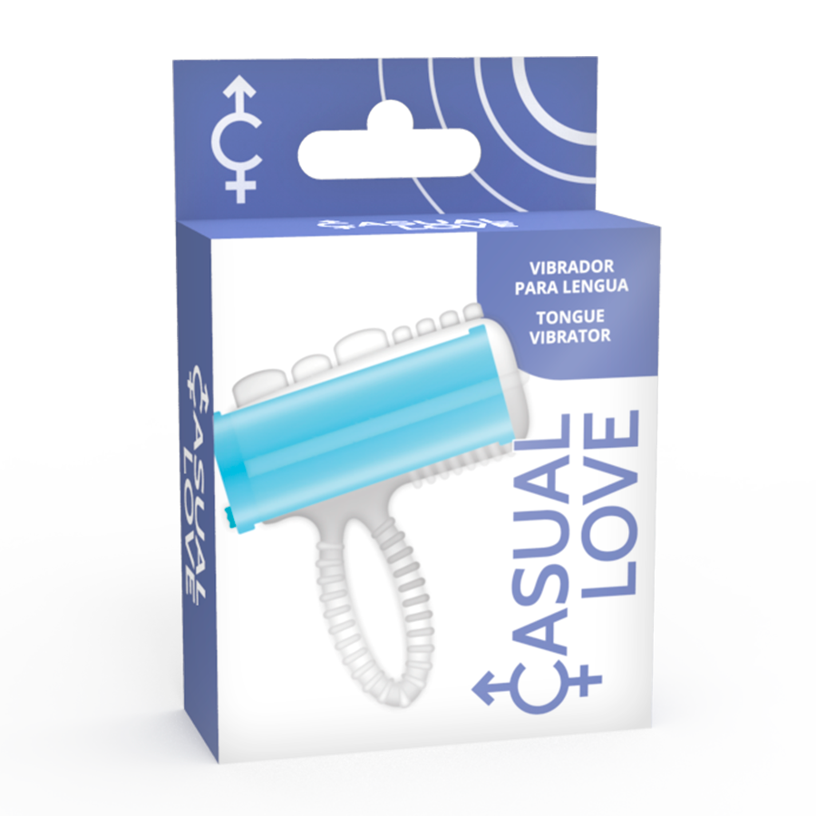 CASUAL LOVE - RING TONGUE VIBRATING BLAU